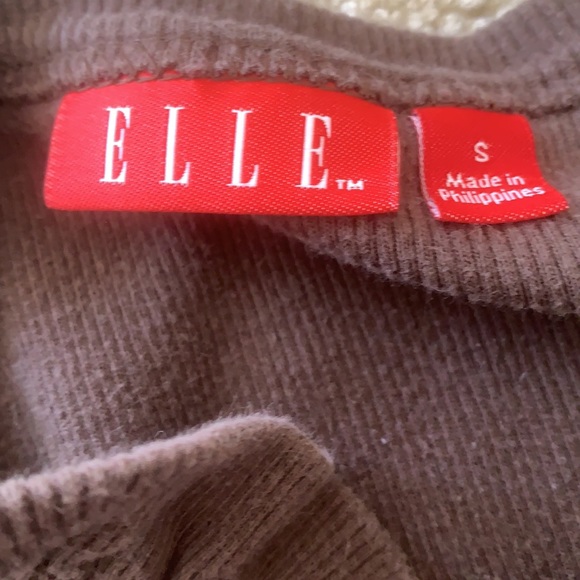 Elle Brown Ribbed Tank - Picture 3 of 3